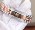 Replica Rolex DateJust 41mm 126331 RG Wrapped Brown Dial Diamonds Markers Bracelet A3235 - Image 8