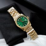 Rolex Day-Date Dial Green Copies Watch Weight 160gram Custom Gold Wrapped 36mm - Image 3