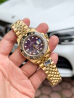 Rolex GMT Master II Tiger Eye Ttone Dial Best Replica Watches Jubilee Strap THB Factory 40mm - Image 3