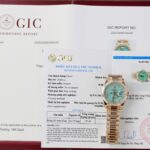 Rolex Best Replica Watch Day-Date 128238 Dial Turquoise Gold Wrapped 36mm