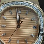 Patek Philippe Nautilus 5723 Replica Watches Custom Solid Rose Gold 18K And Diamonds Natural 40mm - Image 6