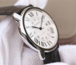 Replica Cartier ZF Ronde de Cartier 42mm White Dial Leather Strap MIYOTA 9015 - Image 4