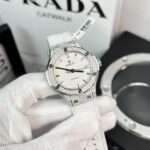 Hublot Replica Watch Full Moissanite Diamond White HB Factory 38mm - Image 2