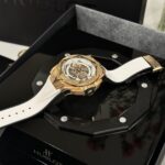 Hublot Replica 1:1 Watch Big Bang Sang Bleu ll King Gold Men s White BBF 45mm - Image 4