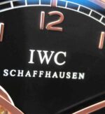 Replica IWC AZ Portuguese Flying Tourbillon SS Black Dial Leather Strap - Image 5