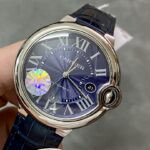 Cartier Ballon Bleu de Fake Cartier Watch Stainless Steel 42mm Blue Dial WSBB0027(1:1 replica) - Image 2