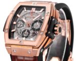 Hublot SPIRIT OF BIG BANG Chronograph, 45 mm Textured rubber strap(1:1 replica) - Image 5