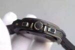 Replica Hublot Big Bang 44mm Carbon Fiber Black Gummy Strap A7750 - Image 6