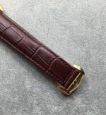 Replica Omega Globemaster Master Chronometer YG Dial/Case Brown Leather Strap A8913 - Image 7
