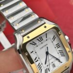 Cartier Replica 11 Watch Santos de Cartier W2SA0009 Demi Gold BV Factory 39.8mm - Image 4