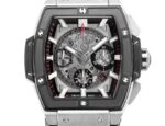 Hublot SPIRIT OF BIG BANG Chronograph, 45 mm Textured rubber strap(1:1 replica) - Image 2