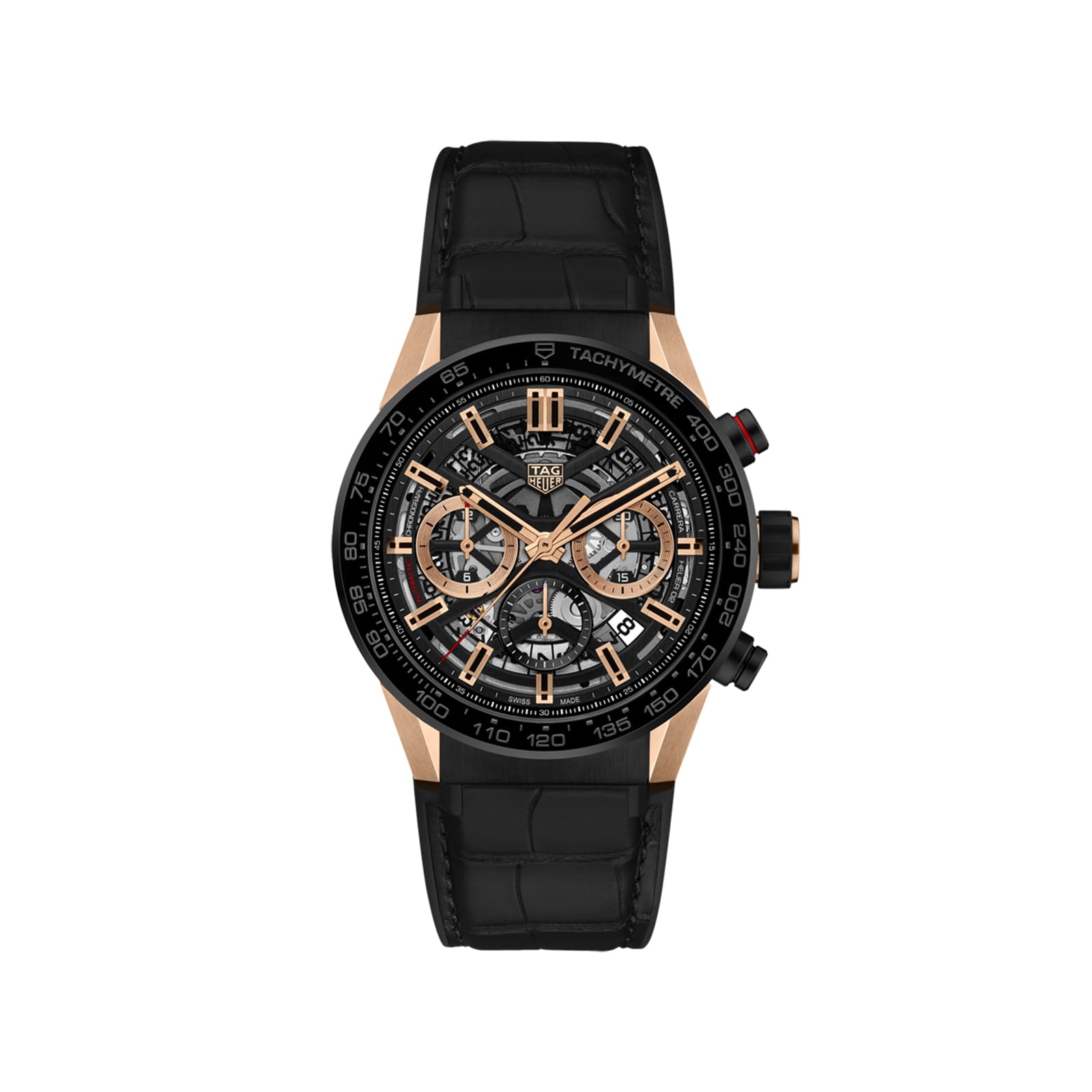 78086895-5C74-EB0D-F029-5969AE786C66.jpg TAG Heuer Replica Watch Carrera Chronograph Automatic 43 mm Steel and Gold(1:1 replica) - Image 1