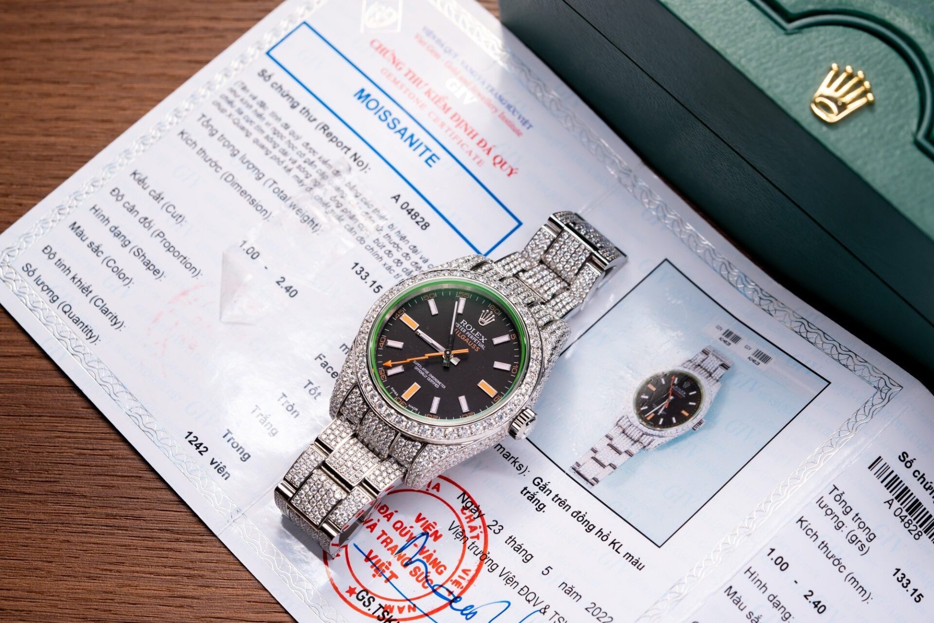 783FA3F8-5108-BD94-E8FE-9729BA3137A1.jpg Rolex Best Replica Watch With Moissanite Diamond Hong Kong 41mm - Image 1