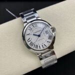 Fake Cartier Watch Ballon Bleu de Cartier Steel 36mm Silver Dial WSBB0048 mechanical movement 3KF(1:1 replica) - Image 5
