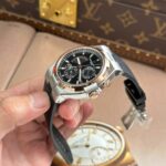 Vacheron Constantin Overseas Dual Time 47450 Demi Rose Gold Good Imitation Watches Black Dial 9F Factory 42mm - Image 6