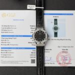 Hublot Replica 1:1 Watch Classic Fusion Black Moissanite Diamonds Factory HB 42mm