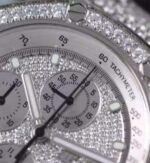 Replica Audemars Piguet JF Royal Oak Offshore SS Full Paved Diamonds A7750 - Image 2