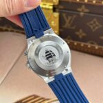 Vacheron Constantin Overseas Dual Time 47450 Replica Watches Blue Dial Rubber Strap 9F Factory 42mm - Image 8