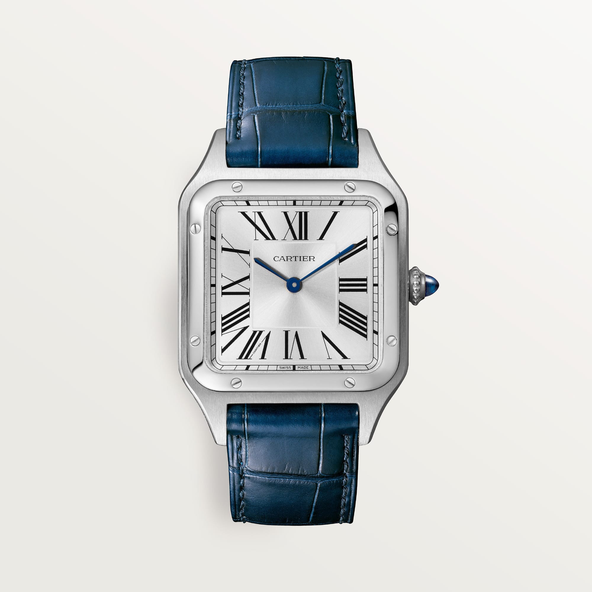 797004BA-3055-6976-80BB-A9609E0394E0.jpg fake cartier watch Santos-Dumont large model high autonomy quartz movement(1:1 replica) - Image 1
