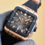 HUBLOT SQUARE BANG UNICO 45mm Rubber Strap(1:1 replica) - Image 4