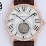 CARTER ROTONDE DE ROMA – Reference – HPI00593 – Cartier One Piece Tourbillon – Pink Gold(1:1 replica)