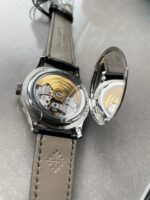 Replica PATEK PHILIPPE Calatrava ZF 5298p Date off White Dial SS bezel ZF factory - Image 11