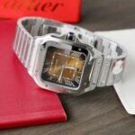 Cartier Santos WSSA0064 Fake Watch Brown Dial BV Factory 39.8mm - Image 3