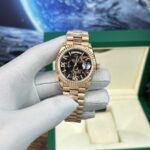 Rolex Fake Watch Day-Date Rose Gold Lava Dial BP Factory 40mm - Image 2