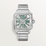 fake cartier watch Santos skeleton large model Manufacture mechanical movement with manual winding caliber(1:1 replica)