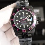 Rolex Dark Legend Submariner – DLC Black Finish – 40MM – Rose Red(1:1 replica)