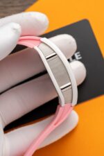 Richard Mille RM07-01 Ceramic Best Replica Watch Pink Rubber Strap 36mm - Image 6