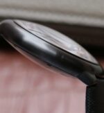 Replica Cartier V6F Ballon Bleu 42mm DLC All Black Black Textured Dial Leather Strap A1847 - Image 6