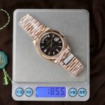 Rolex Replica Watch Day-Date 228235 Lava Dial Weight 185 Grams QF Factory 40mm - Image 2
