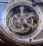 Replica Cartier Ballon de Cartier Tourbillon RG Gray Dial Leather Strap Flying Tour - Image 2