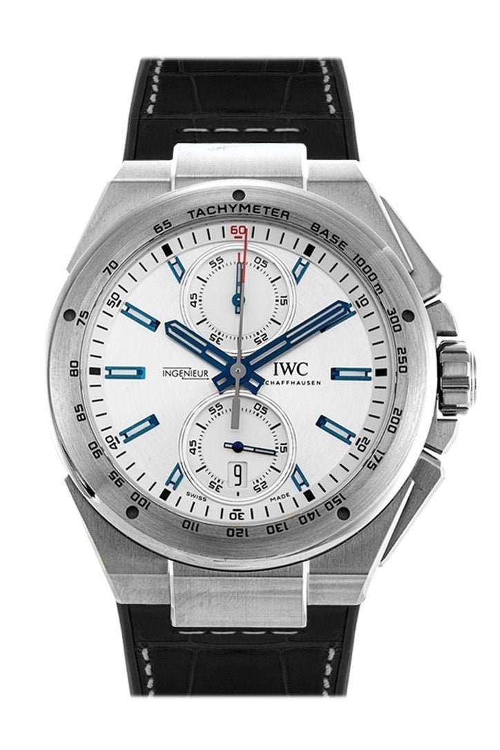 7BBEAEBF-A8B3-92B3-E44F-89814E7A5C05.jpg IWC Ingenieur Chronograph Racer Silver Dial Rubber Strap 46mm Men’s Watch IW378509(1:1 replica) - Image 1