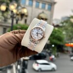 Rolex Fake Watch DateJust Demi Rose Gold Mother Of Pearl Dial 31mm - Image 2