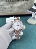 Rolex Replica 11 Watch DateJust Rose Gold Wrapped Mother-of-Pearl Dial GM Factory 36mm - Image 2