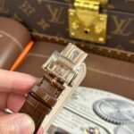 Patek Philippe Nautilus 5712R Replica Watches Gray Dial Leather Strap PPF Factory Version 3 40mm - Image 13