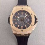 Replica Hublot Big Bang Ferrari Limited Edition RG Black Dial Black Rubber Strap A7753