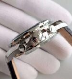 Replica Omega Speedmaster Apollo 17 40th anniversary Gray Dial Leather Strap Manual Winding - Image 5
