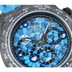 Rolex Daytona Cosmograph Blue Sun Flower Pattern Dial Replica - Image 3