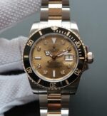 Replica Rolex Submariner 116613 LN Noob YG Wrapped Bezel YG Dial SS/YG Bracelet A3135