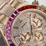 Rolex Daytona Rainbow Best Replica Watch Full Diamond 40mm - Image 3
