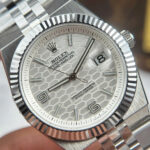 Rolex Land-Dweller 127336 White   Honeycomb Motif Dial Best Replica Watches 40mm - Image 5