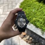 Hublot Replica 11 Watch Big Bang Tourbillon Black Ceramic Case JB Factory 45mm - Image 2