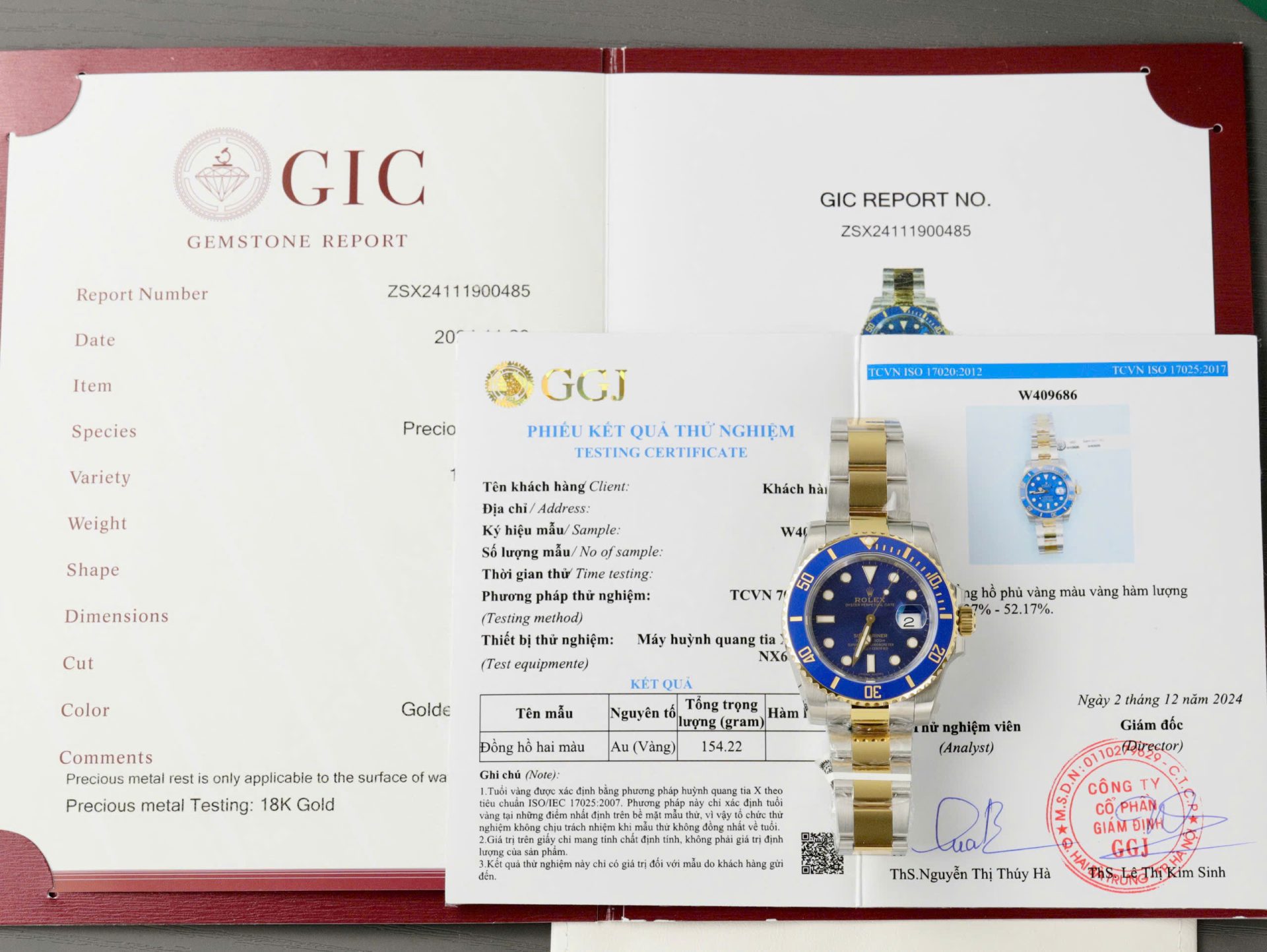 7F021D10-6AA0-C219-16ED-754070D291A9.jpg Rolex Submariner Dial Blue Copies Watches Gold Wrapped Custom 40mm - Image 1