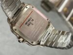 Fake Cartier Watch Santos medium model Manufacture mechanical movement Steel/Yellow Gold Silver Dial W2SA0016(1:1 replica) - Image 2
