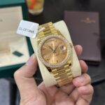 Rolex Replica Watch Day-Date 228238 Gold Wrapped Moissanite GM V2 152gram 40mm - Image 2