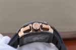 Replica Richard Mille RM011 RG Black Ceramic Chrono Skeleton Dial Black Rubber Strap A7750 - Image 9