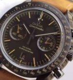 Replica Omega Speedmaster Moonwatch PVD Chrono Vintage Black Asso/Rubber Strap A9300 - Image 4